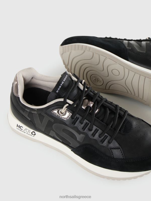 γρ North Sails γυναίκες αθλητικά παπούτσια με λογότυπο μαύρος NZP81351 είδη υπόδησης