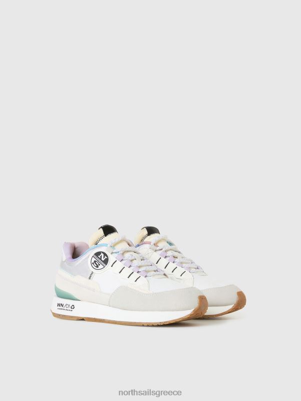 γρ North Sails γυναίκες sneaker με βαρούλκο ένα χρώμα NZP8653 είδη υπόδησης