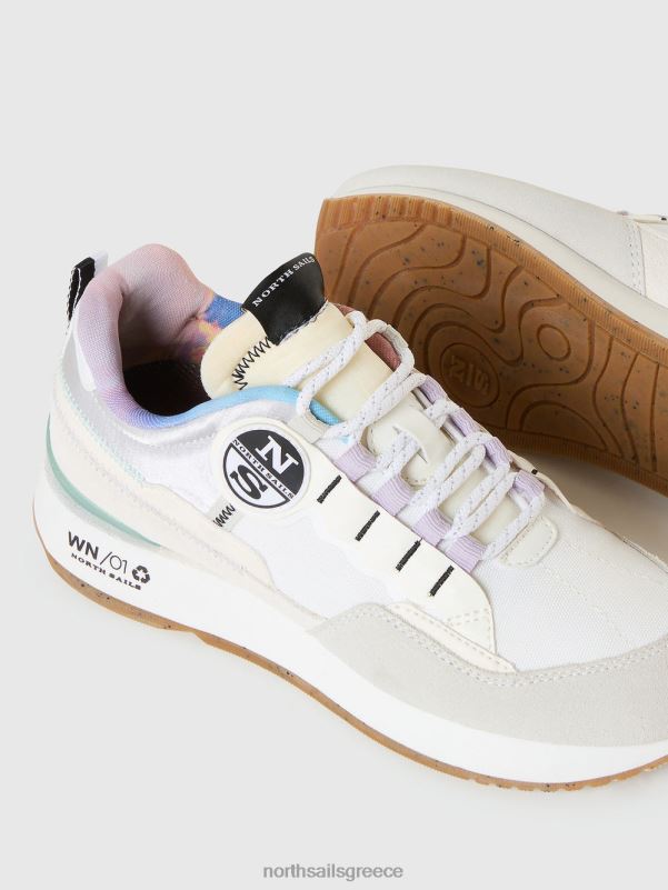 γρ North Sails γυναίκες sneaker με βαρούλκο ένα χρώμα NZP8653 είδη υπόδησης