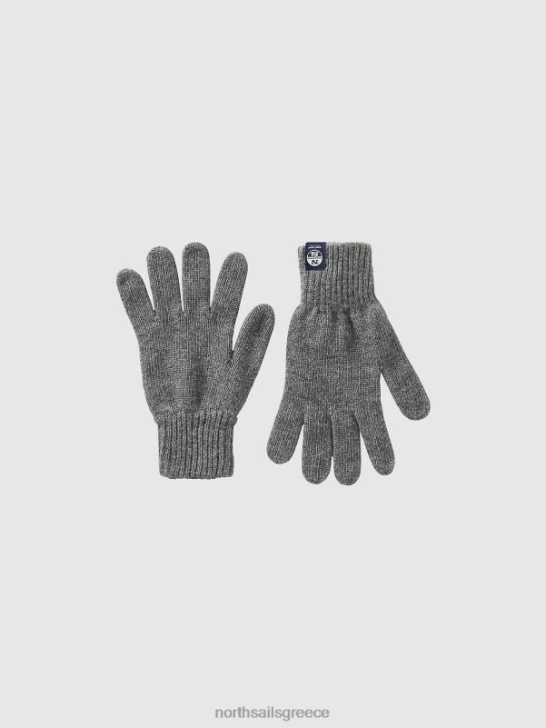 γρ North Sails άνδρες γάντια κασμίρι μεσαίο γκρι μελανζέ NZP8692 αξεσουάρ