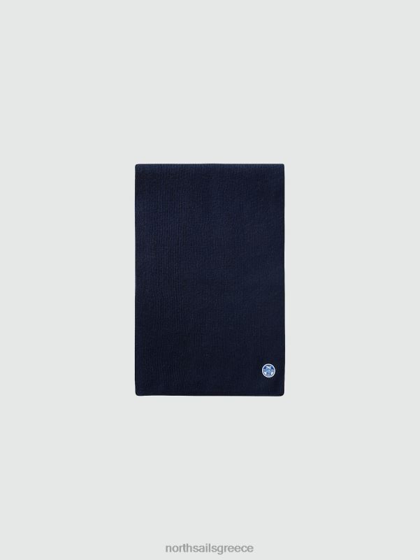 γρ North Sails άνδρες κασκόλ με ραβδώσεις ναυτικό μπλε NZP8971 αξεσουάρ