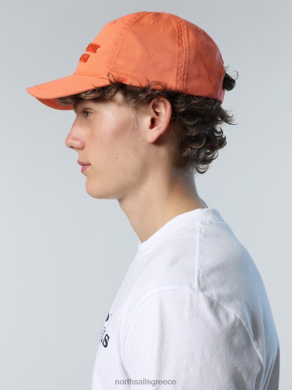 γρ North Sails άνδρες πλυμένο βαμβακερό καπέλο του μπέιζμπολ πεπόνι NZP8450 αξεσουάρ