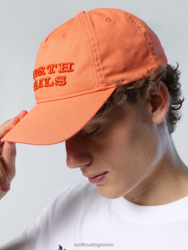 γρ North Sails άνδρες πλυμένο βαμβακερό καπέλο του μπέιζμπολ πεπόνι NZP8450 αξεσουάρ