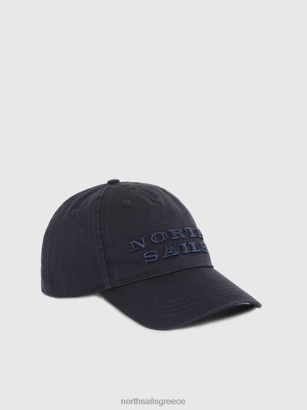 γρ North Sails άνδρες πλυμένο βαμβακερό καπέλο του μπέιζμπολ σκούρο τζιν NZP8451 αξεσουάρ
