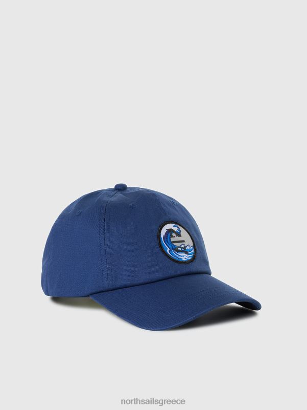 γρ North Sails άνδρες καπέλο του μπέιζμπολ με γράμματα μπλε του ωκεανού NZP8454 αξεσουάρ
