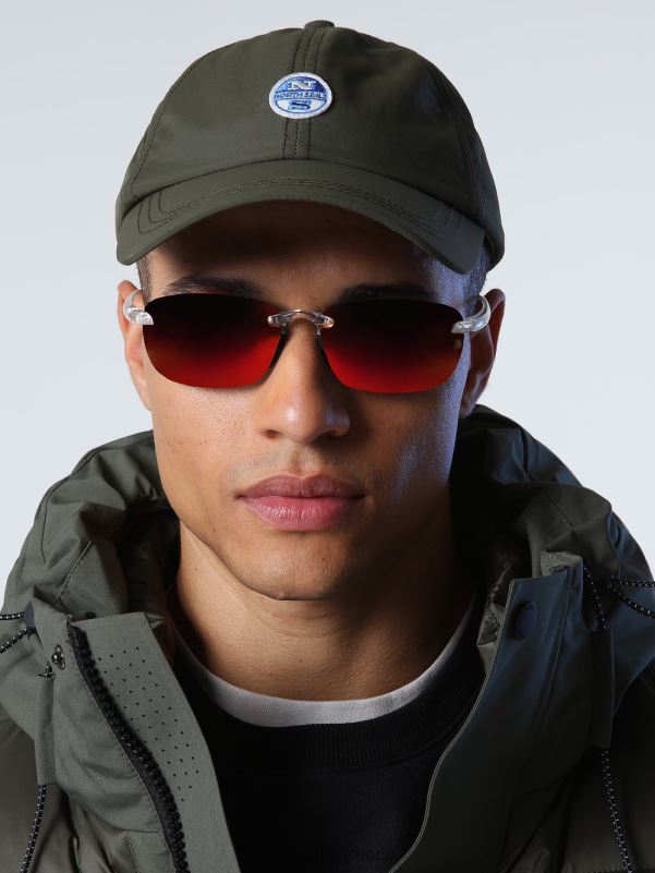 γρ North Sails άνδρες ανακυκλωμένο νάιλον καπάκι πράσινο κισσό NZP8752 αξεσουάρ