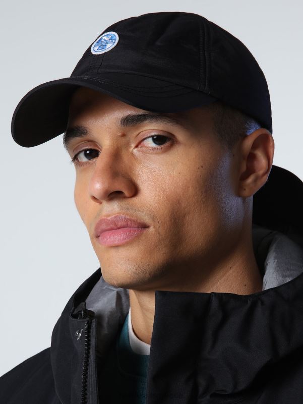 γρ North Sails άνδρες ανακυκλωμένο νάιλον καπάκι μαύρος NZP8755 αξεσουάρ