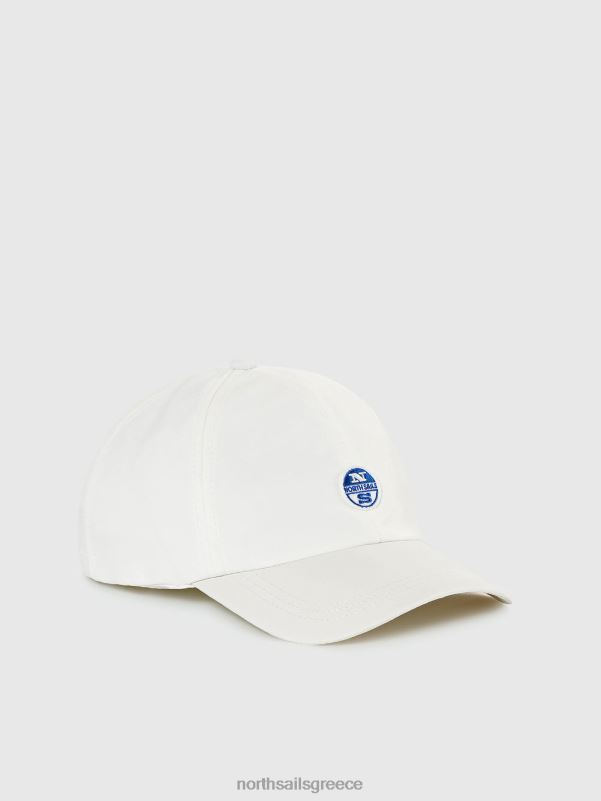 γρ North Sails άνδρες ανακυκλωμένο καπέλο μπέιζμπολ taslan άσπρο NZP8447 αξεσουάρ