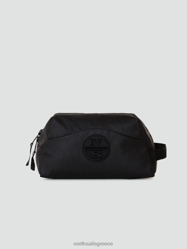 γρ North Sails άνδρες σακούλα πλυσίματος από ανακυκλωμένο ύφασμα μαύρος NZP8478 αξεσουάρ