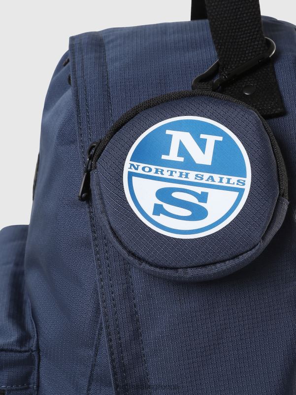 γρ North Sails άνδρες ανακυκλωμένο σακίδιο ripstop ναυτικό μπλε NZP8835 αξεσουάρ