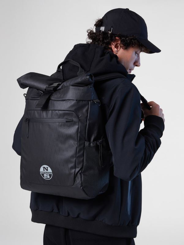 γρ North Sails άνδρες σακίδιο πλάτης roll-top μαύρος NZP8477 αξεσουάρ