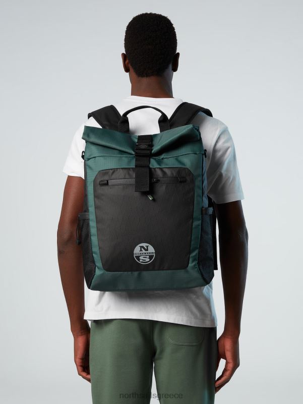 γρ North Sails άνδρες σακίδιο πλάτης roll-top στρατιωτικό πράσινο NZP8479 αξεσουάρ