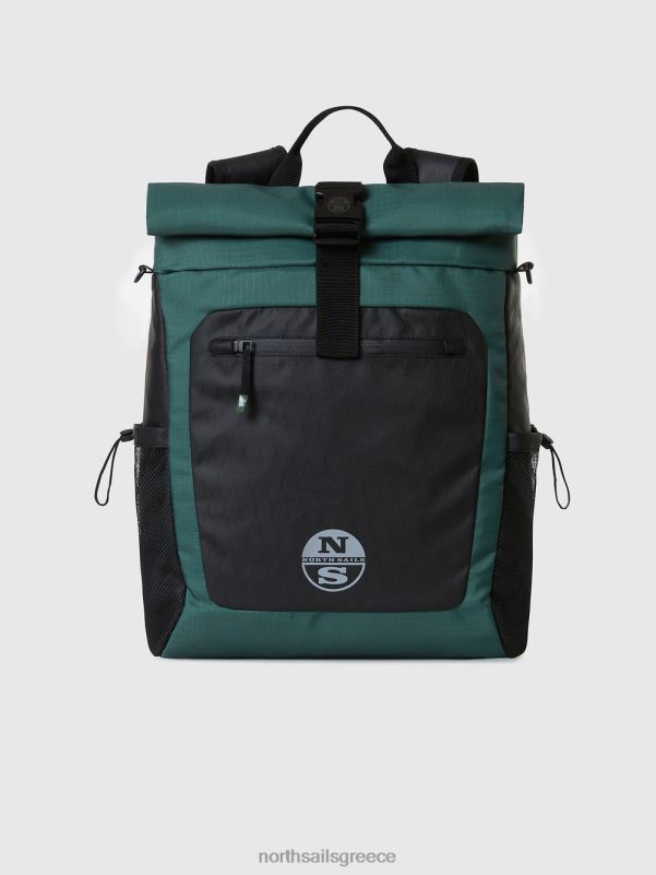 γρ North Sails άνδρες σακίδιο πλάτης roll-top στρατιωτικό πράσινο NZP8479 αξεσουάρ