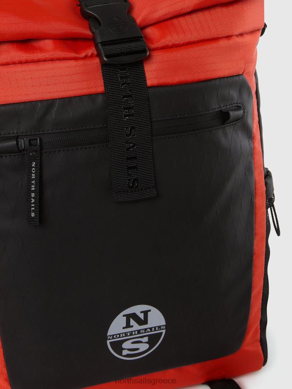 γρ North Sails άνδρες σακίδιο πλάτης roll-top έντονο πορτοκαλί NZP8480 αξεσουάρ