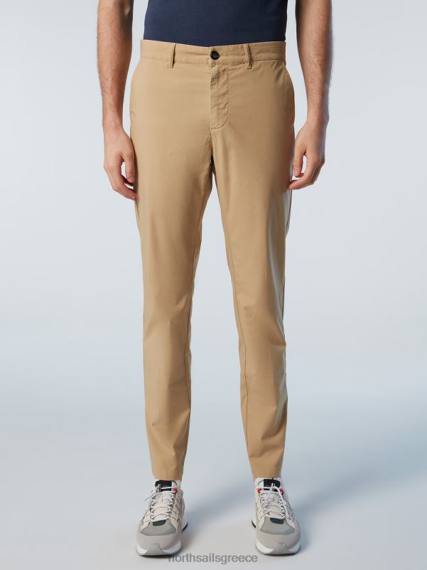 γρ North Sails άνδρες αμυντικός ποπλίνα chinos μέλι NZP8309 είδη ένδυσης
