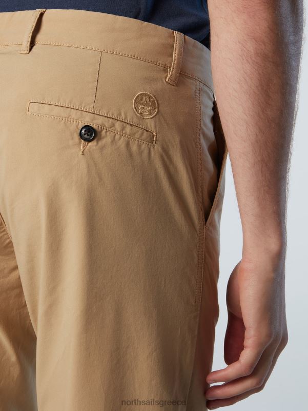 γρ North Sails άνδρες αμυντικός ποπλίνα chinos μέλι NZP8309 είδη ένδυσης