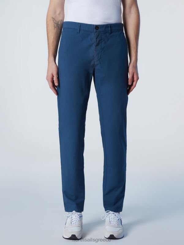 γρ North Sails άνδρες αμυντικός ποπλίνα chinos σκούρο τζιν NZP8311 είδη ένδυσης