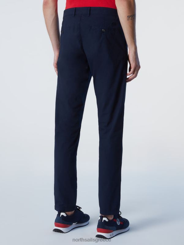 γρ North Sails άνδρες αμυντικός ποπλίνα chinos ναυτικό μπλε NZP8312 είδη ένδυσης