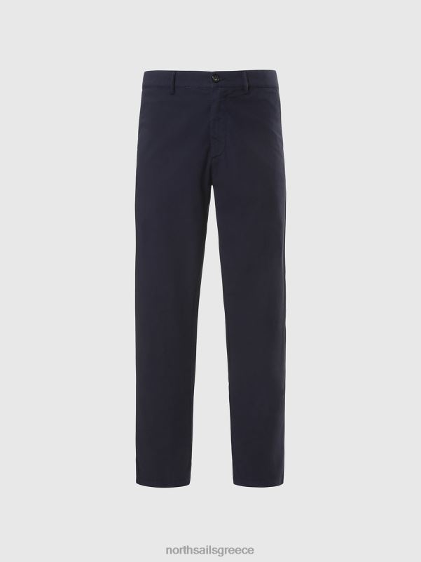 γρ North Sails άνδρες αμυντικός ποπλίνα chinos ναυτικό μπλε NZP8312 είδη ένδυσης