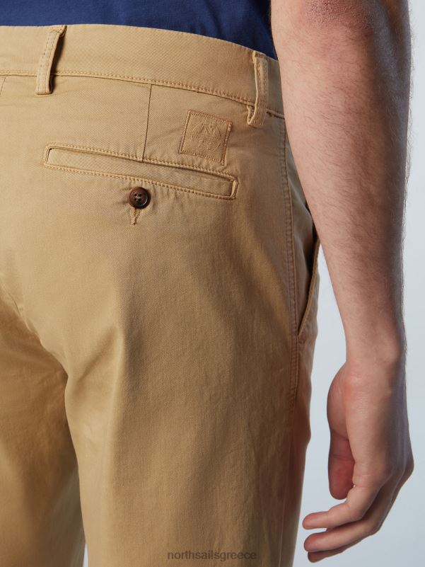 γρ North Sails άνδρες αμυντικός gabardine chinos μέλι NZP8323 είδη ένδυσης