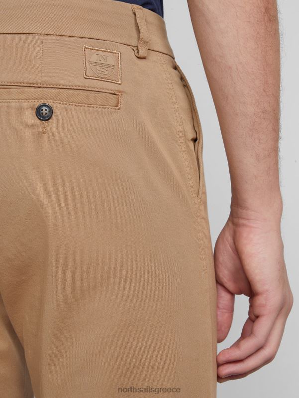 γρ North Sails άνδρες slim-fit chino Defender 1895 καμήλα NZP81172 είδη ένδυσης