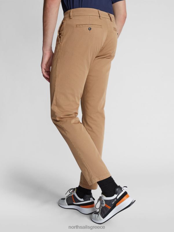 γρ North Sails άνδρες slim-fit chino Defender 1895 καμήλα NZP81172 είδη ένδυσης