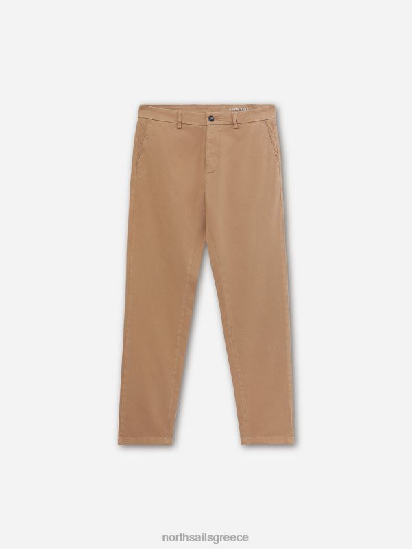 γρ North Sails άνδρες slim-fit chino Defender 1895 καμήλα NZP81172 είδη ένδυσης