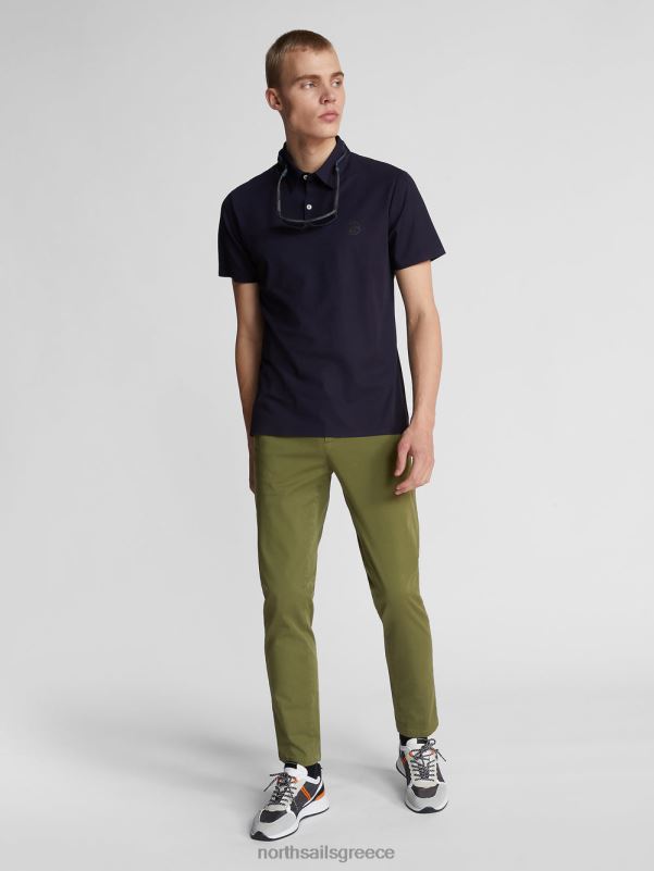 γρ North Sails άνδρες slim-fit chino Defender 1895 λαδί NZP81173 είδη ένδυσης