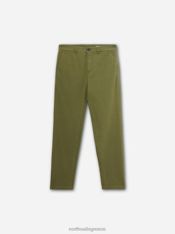 γρ North Sails άνδρες slim-fit chino Defender 1895 λαδί NZP81173 είδη ένδυσης
