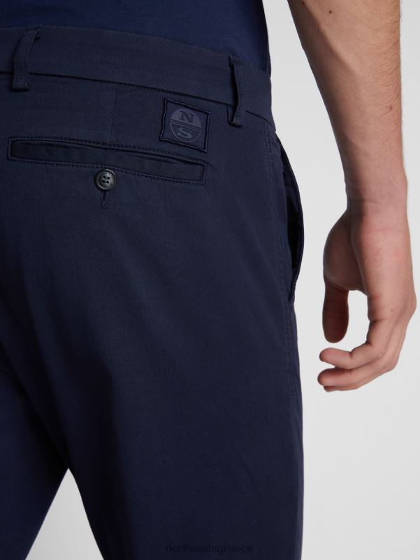 γρ North Sails άνδρες slim-fit chino Defender 1895 ναυτικό μπλε NZP81174 είδη ένδυσης