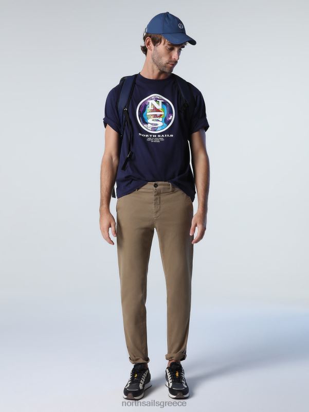 γρ North Sails άνδρες slim-fit chinos χειμωνιάτικο χακί NZP8797 είδη ένδυσης