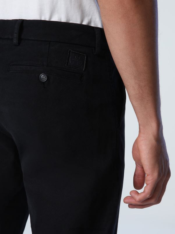 γρ North Sails άνδρες slim-fit chinos μαύρος NZP8802 είδη ένδυσης