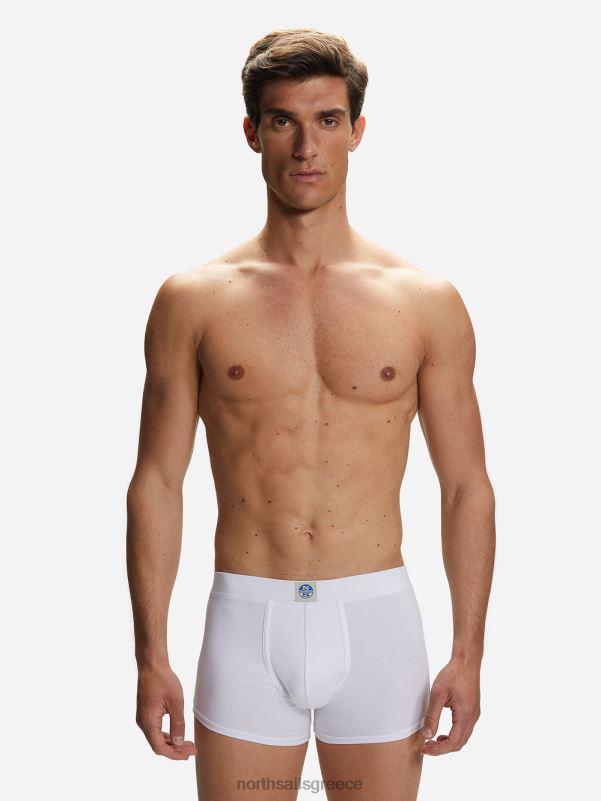 γρ North Sails άνδρες μπόξερ από οργανικό βαμβάκι άσπρο NZP8487 είδη ένδυσης
