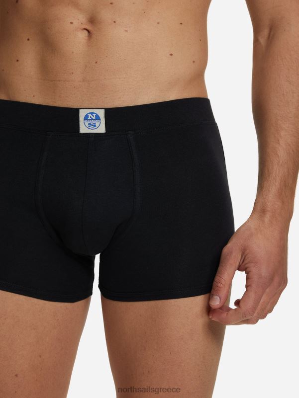 γρ North Sails άνδρες μπόξερ από οργανικό βαμβάκι μαύρος NZP8491 είδη ένδυσης