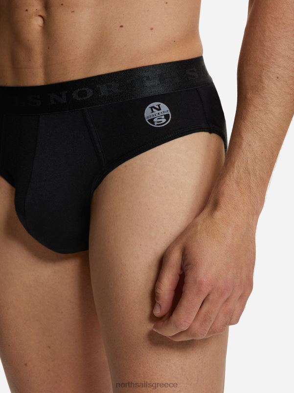 γρ North Sails άνδρες σλιπ μπαμπού μαύρος NZP8507 είδη ένδυσης