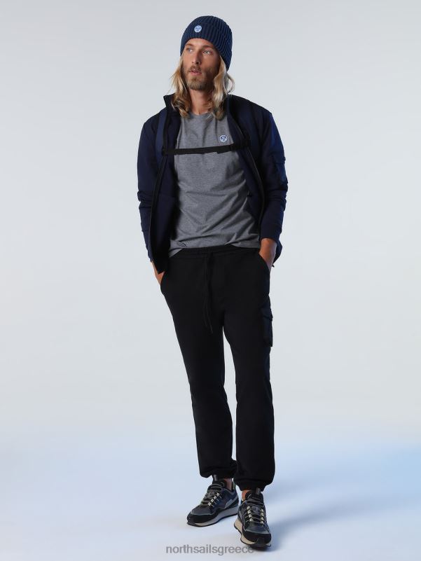 γρ North Sails άνδρες Φούτερ με φερμουάρ με τσέπη ναυτικό μπλε NZP81011 είδη ένδυσης