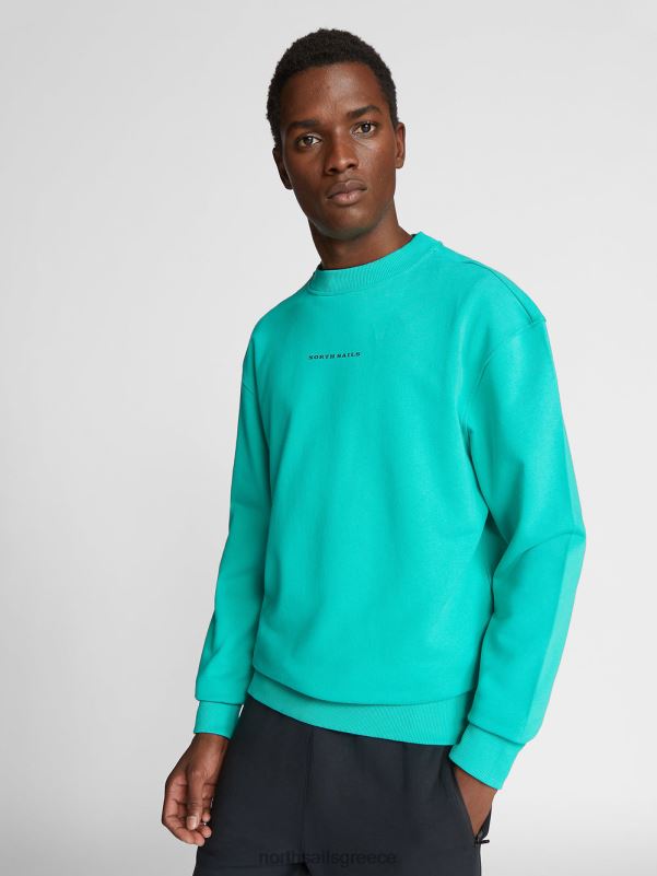 γρ North Sails άνδρες υπερμεγέθη φούτερ σμαράγδι NZP81080 είδη ένδυσης