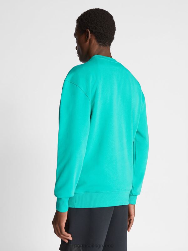 γρ North Sails άνδρες υπερμεγέθη φούτερ σμαράγδι NZP81080 είδη ένδυσης