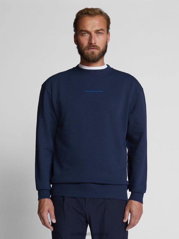 γρ North Sails άνδρες υπερμεγέθη φούτερ ναυτικό μπλε NZP81081 είδη ένδυσης