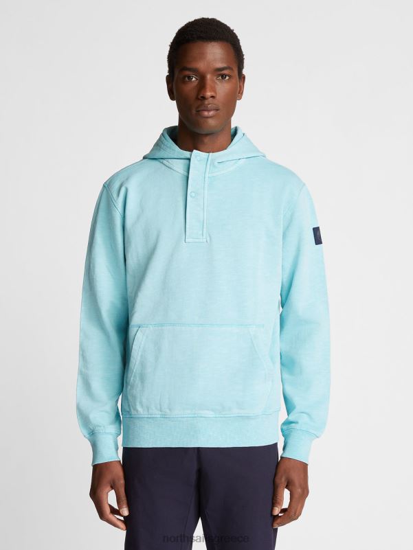 γρ North Sails άνδρες φούτερ με κουκούλα μπλε του ουρανού NZP81109 είδη ένδυσης