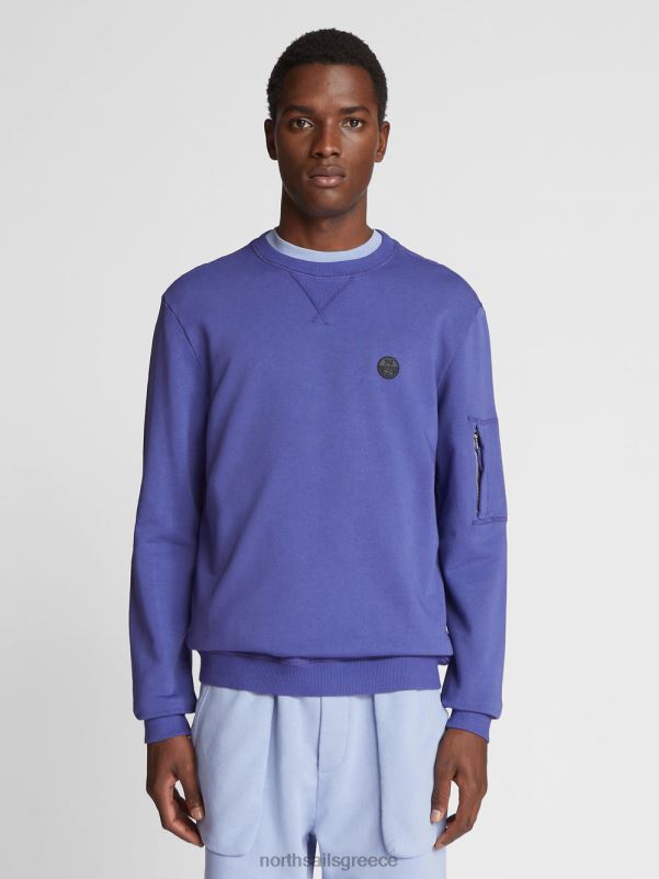 γρ North Sails άνδρες φούτερ με λαιμόκοψη κυματοειδής NZP81237 είδη ένδυσης