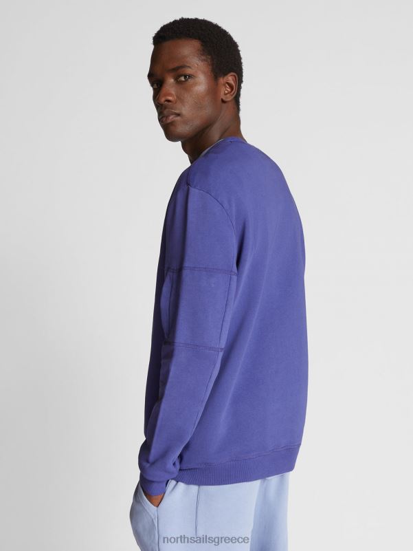 γρ North Sails άνδρες φούτερ με λαιμόκοψη κυματοειδής NZP81237 είδη ένδυσης