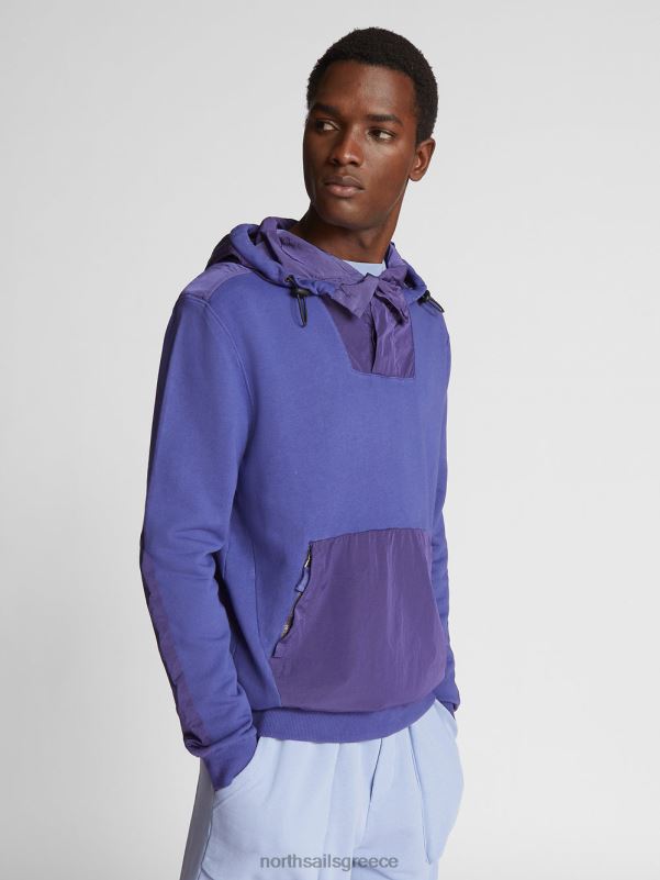 γρ North Sails άνδρες φούτερ με κουκούλα κυματοειδής NZP81242 είδη ένδυσης