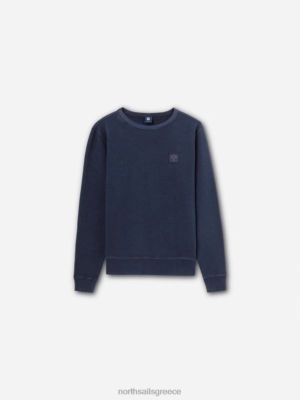 γρ North Sails άνδρες φούτερ με λαιμόκοψη ναυτικό μπλε NZP81282 είδη ένδυσης