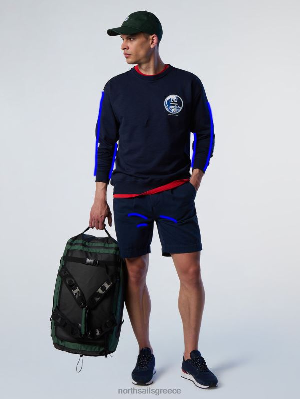 γρ North Sails άνδρες φούτερ με γραφικά στάμπα ναυτικό μπλε NZP8267 είδη ένδυσης