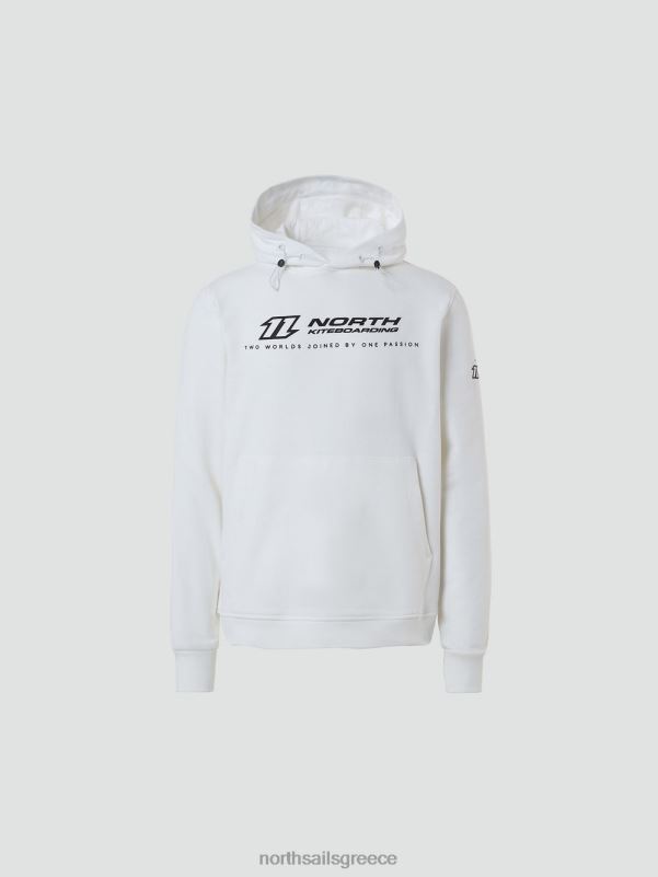 γρ North Sails άνδρες κουκούλα με κεντημένη κουκούλα άσπρο NZP8269 είδη ένδυσης