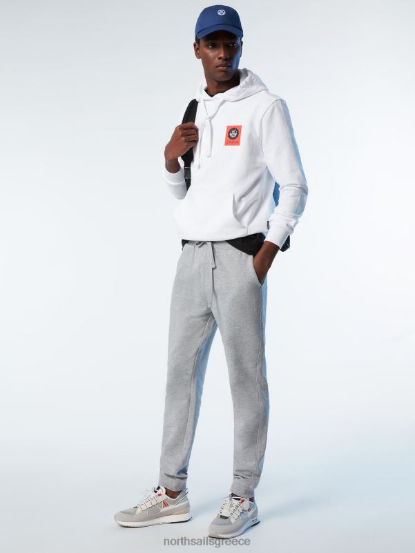 γρ North Sails άνδρες κουκούλα με γραφικές εκτυπώσεις άσπρο NZP8277 είδη ένδυσης