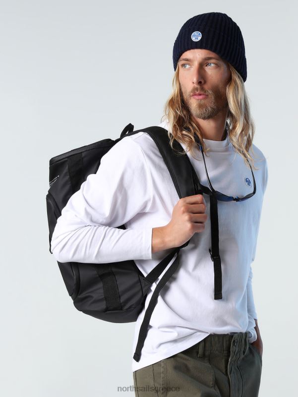 γρ North Sails άνδρες μακρυμάνικο τοπ με λογότυπο άσπρο NZP8303 είδη ένδυσης