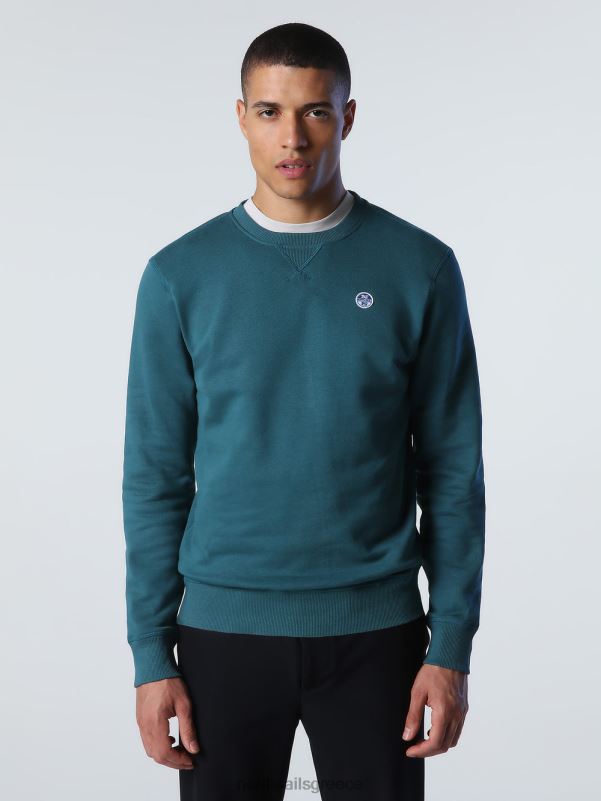 γρ North Sails άνδρες φούτερ με λογότυπο στο στήθος Μεσόγειος NZP8736 είδη ένδυσης