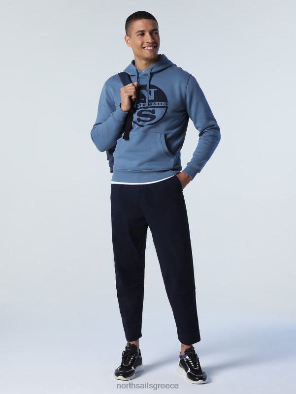 γρ North Sails άνδρες κουκούλα με λογότυπο μπλε της Κίνας NZP8786 είδη ένδυσης